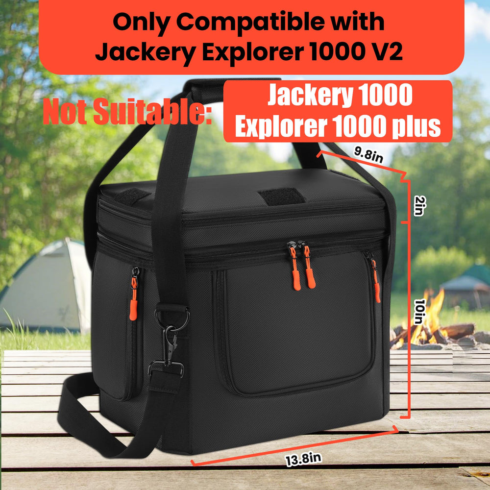Undomip top pockets open displaying organized cable storage and quick access benefit
