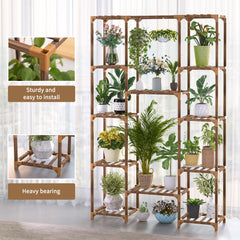 Uneedem close-up of wood grain and slatted shelves highlighting durable finish
