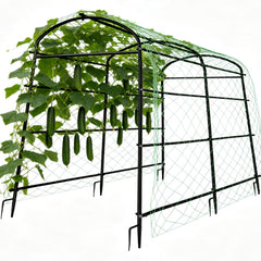 unho arch front view showing full structure and plant support benefit