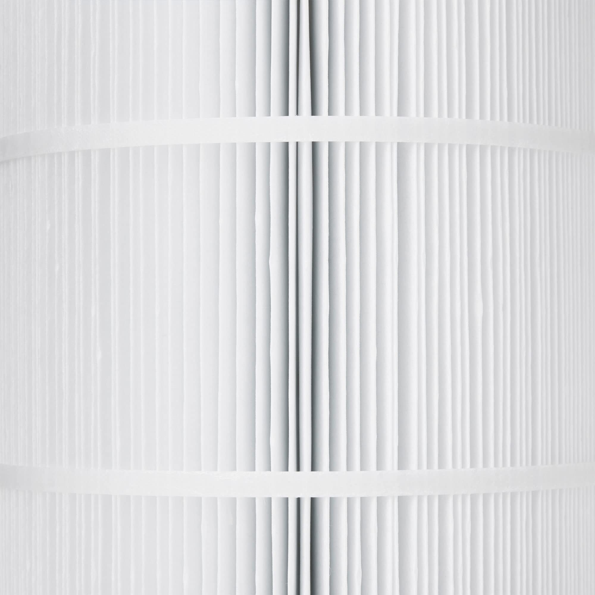 Unicel detailed pleat texture photo showing 172 pleats for improved filtration