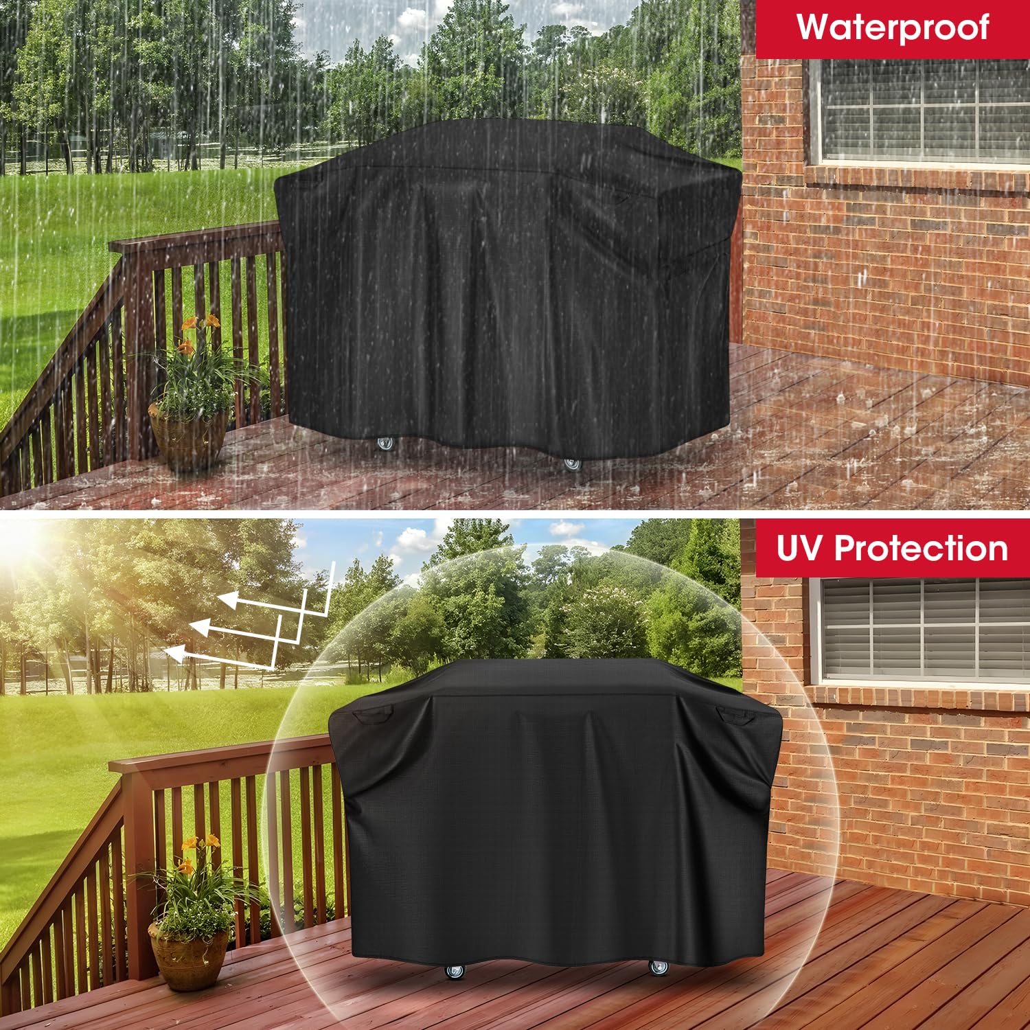 Unicook folded cover compact for easy storage and transport