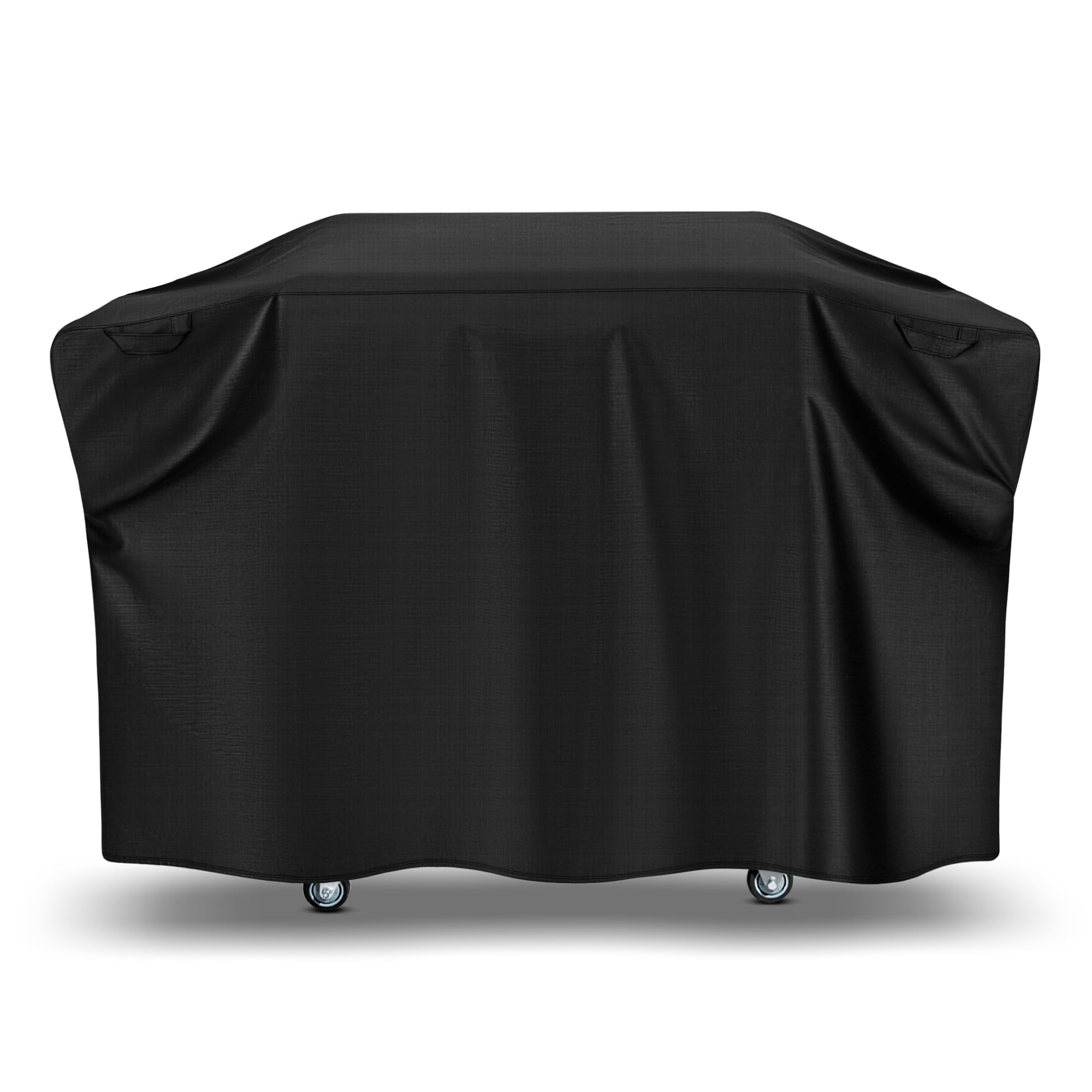 Unicook front view on 28-inch griddle showing full coverage and protection