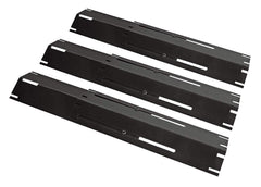Unicook front view of three adjustable heat plates showing full set and coverage benefit