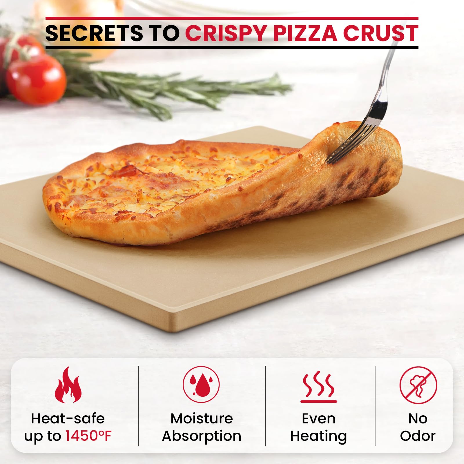 Unicook side profile showing 0.47-inch thickness for thermal stability and even cooking