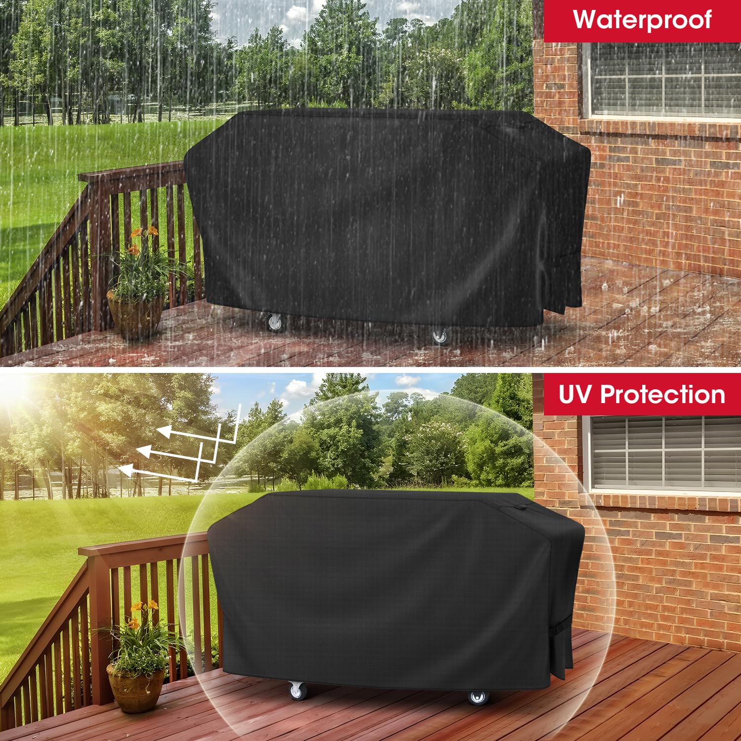 Unicook cover with hose demonstration showing easy cleanability