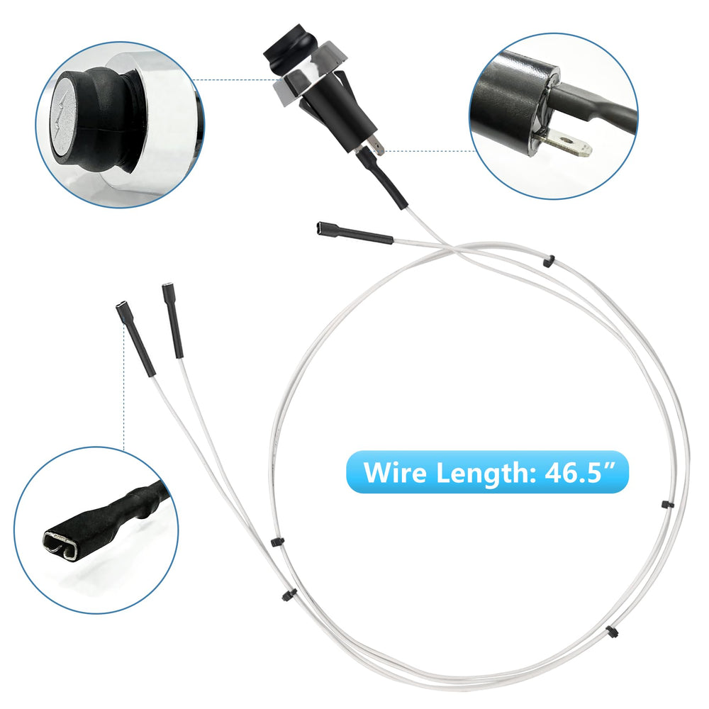 Unidanho full kit laid out with electrodes, switch, screws and adhesive pads for easy installation