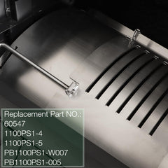 Unidanho stainless steel bottom plate close-up showing durable finish benefit