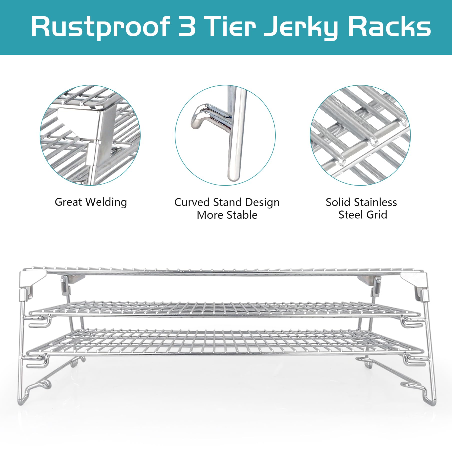Unidanho close-up polished rods highlighting smooth finish and easy cleaning