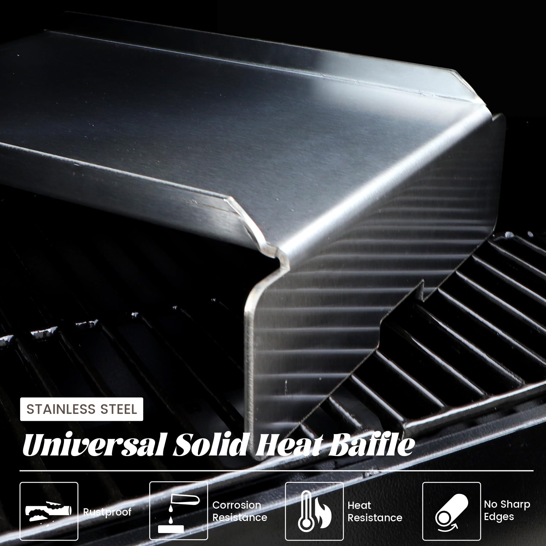 Unidanho close-up of 8GA steel edge highlighting warp resistance benefit