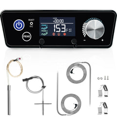 Unidanho front panel trapezoid controller showing clear display and easy controls for precise temperature