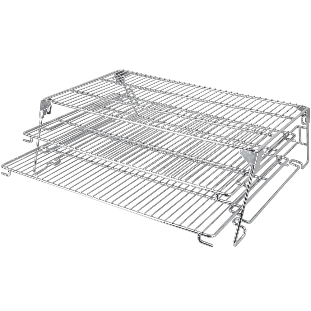 Unidanho front view full rack showing three tiers and increased cooking area