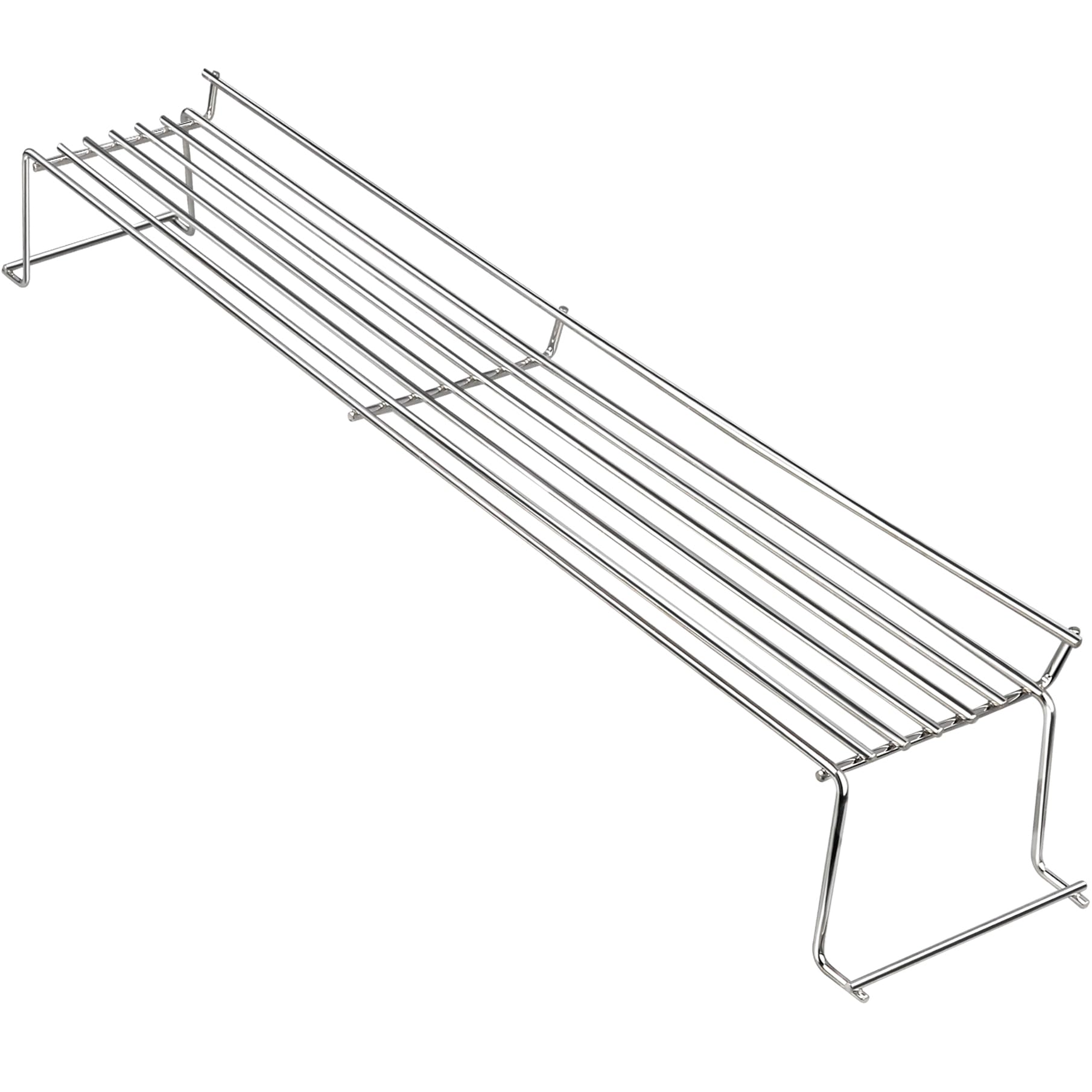 Unidanho warming rack front view showing full fit and clean rails for reliable hold