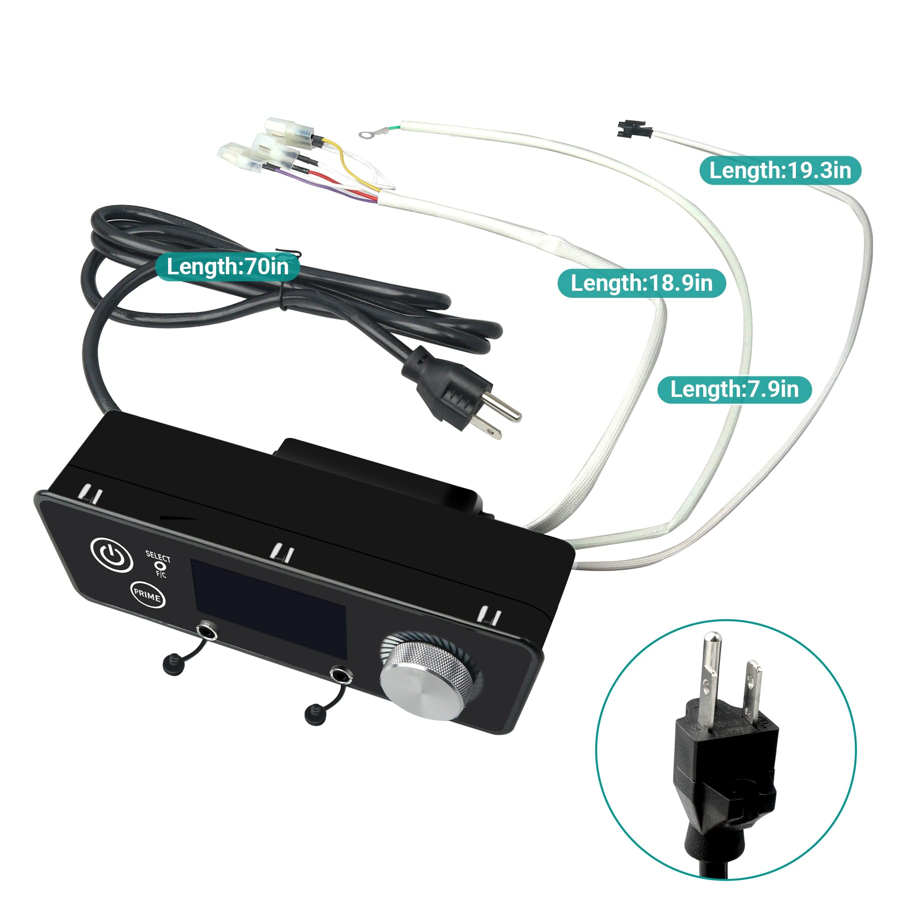 Unidanho igniter and fuse laid out for safe starter replacement and circuit protection benefit
