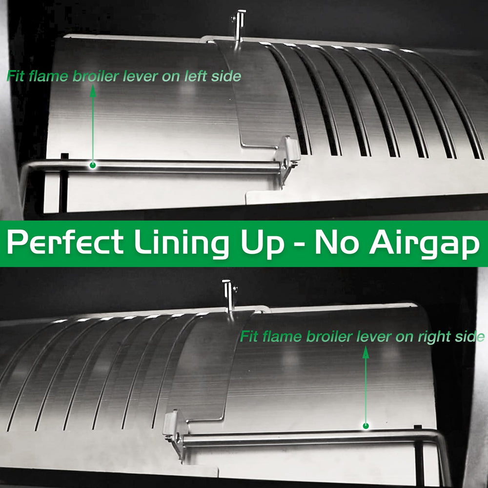 Unidanho kit installed in Pit Boss grill restoring even heat distribution benefit