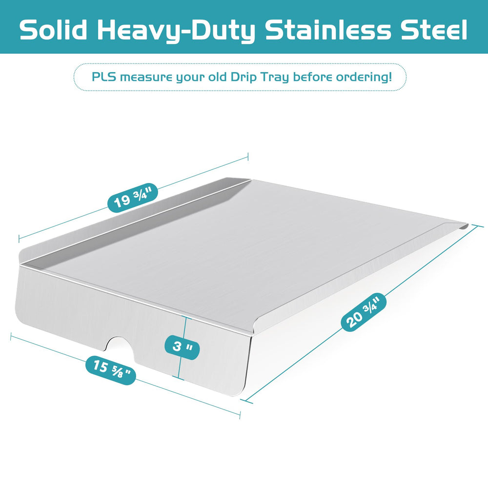 Unidanho tray installed under grill grates illustrating improved heat diffusion and easy fit