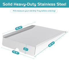 Unidanho tray installed under grill grates illustrating improved heat diffusion and easy fit