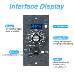 Unidanho meat probe thermometer shown for reliable internal-meat temperature monitoring