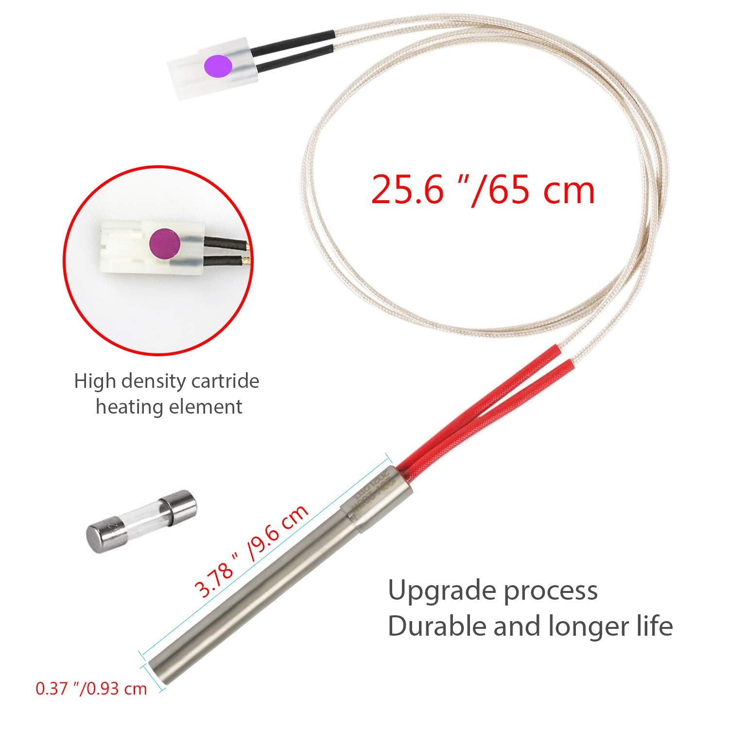 Unidanho power cord fuse and screws laid out for quick plug-and-play install