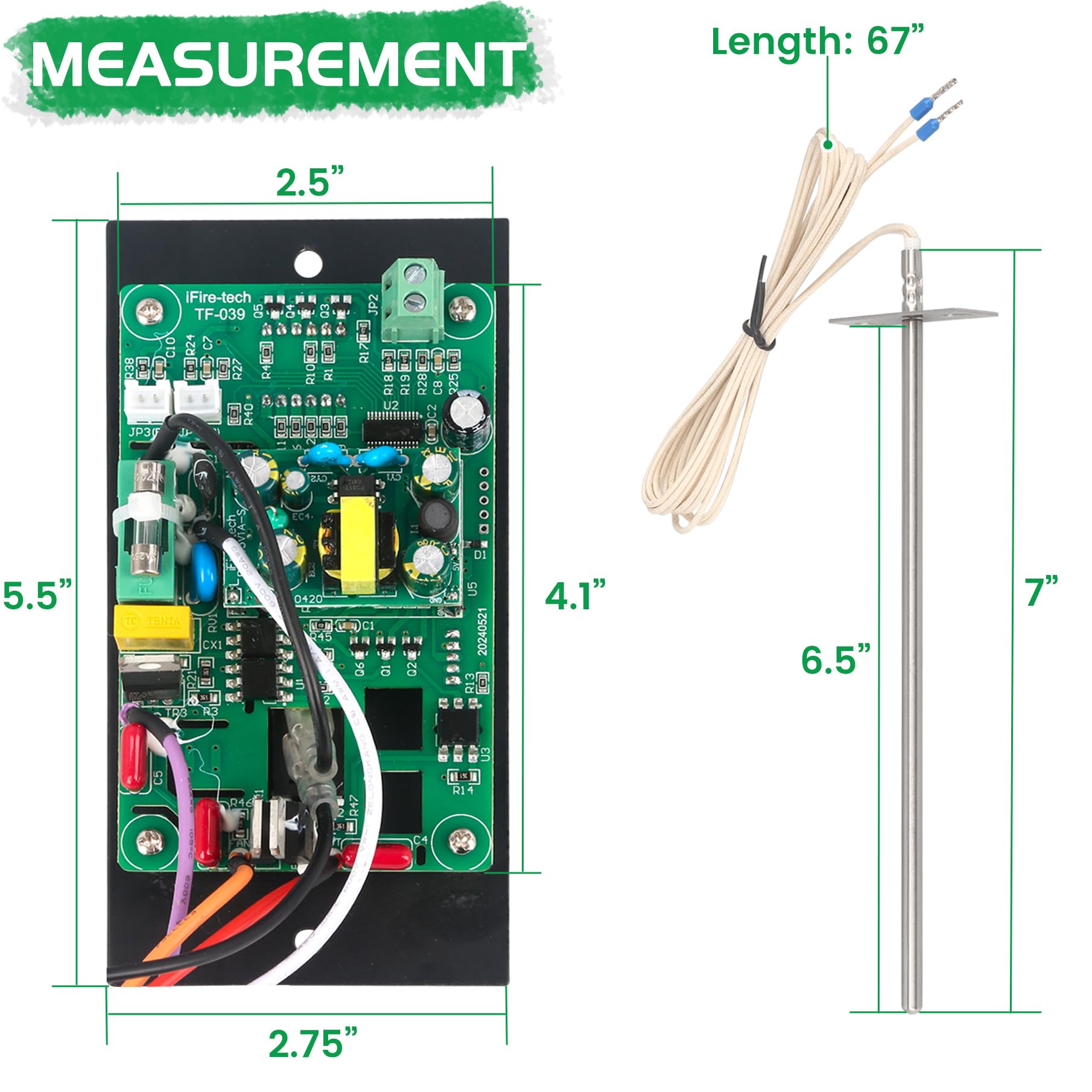 Unidanho controller next to ruler for scale showing compact form factor advantage