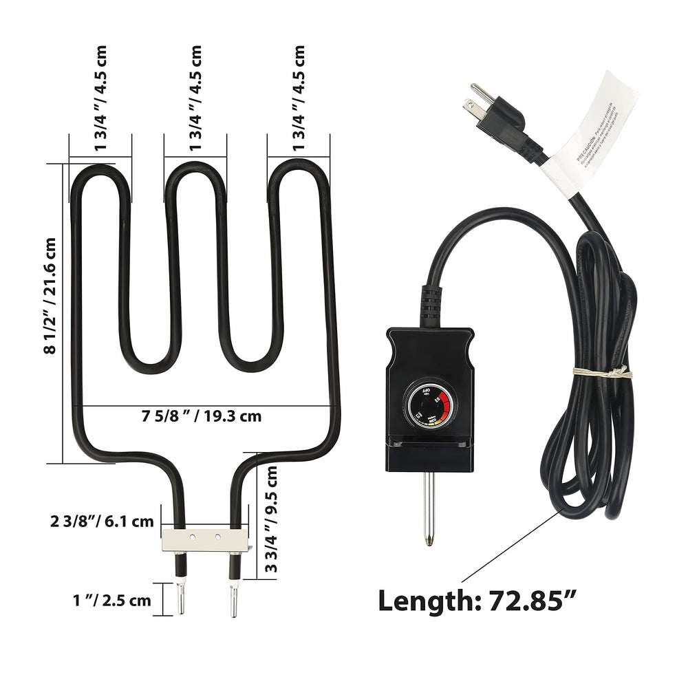 Unidanho thermostat cord controller in hand enabling precise manual temperature control