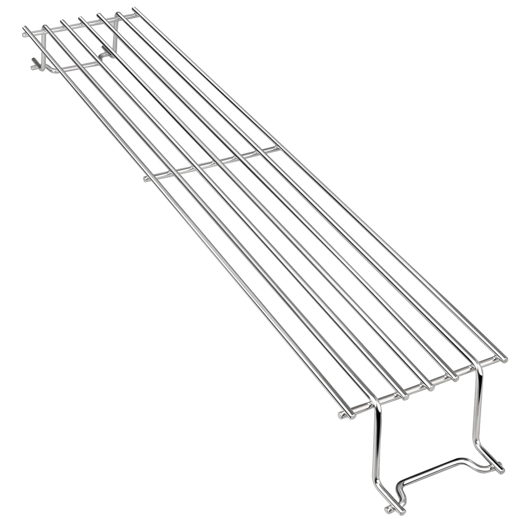 Unidanho warming rack front view showing fit and shape, brand restores warming surface