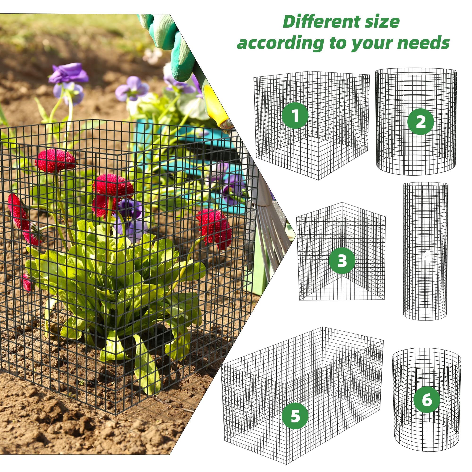UNIFAMILY ground stake and zip tie connection securing mesh for stability