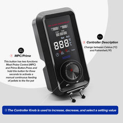 Unifit control board probe ports detail enabling two meat probes for accuracy