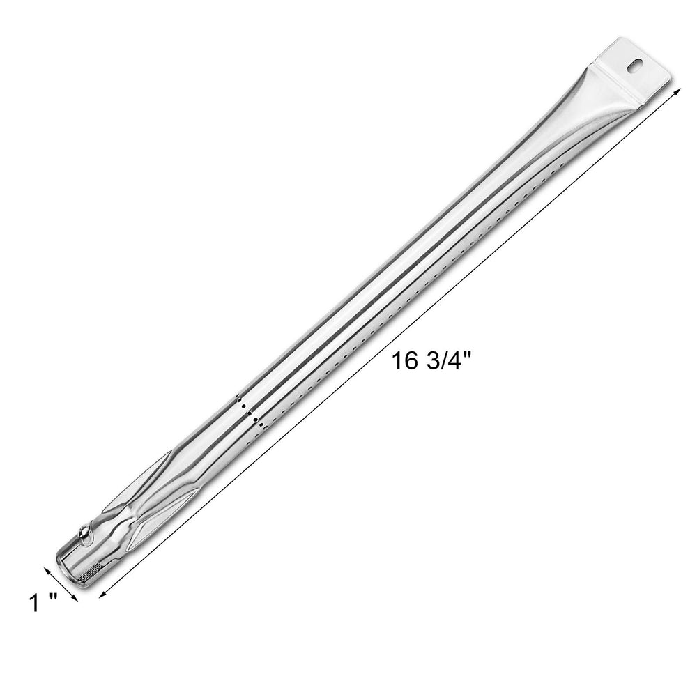 Uniflasy burner next to ruler showing 16 3/4 inch length for correct fit