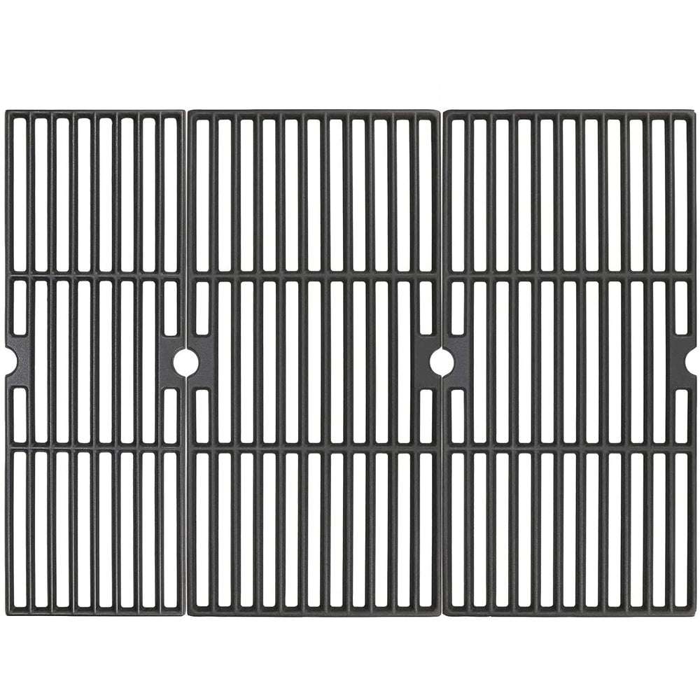 Uniflasy front view of replacement grates showing fit for Char-Broil grill and restored cooking surface