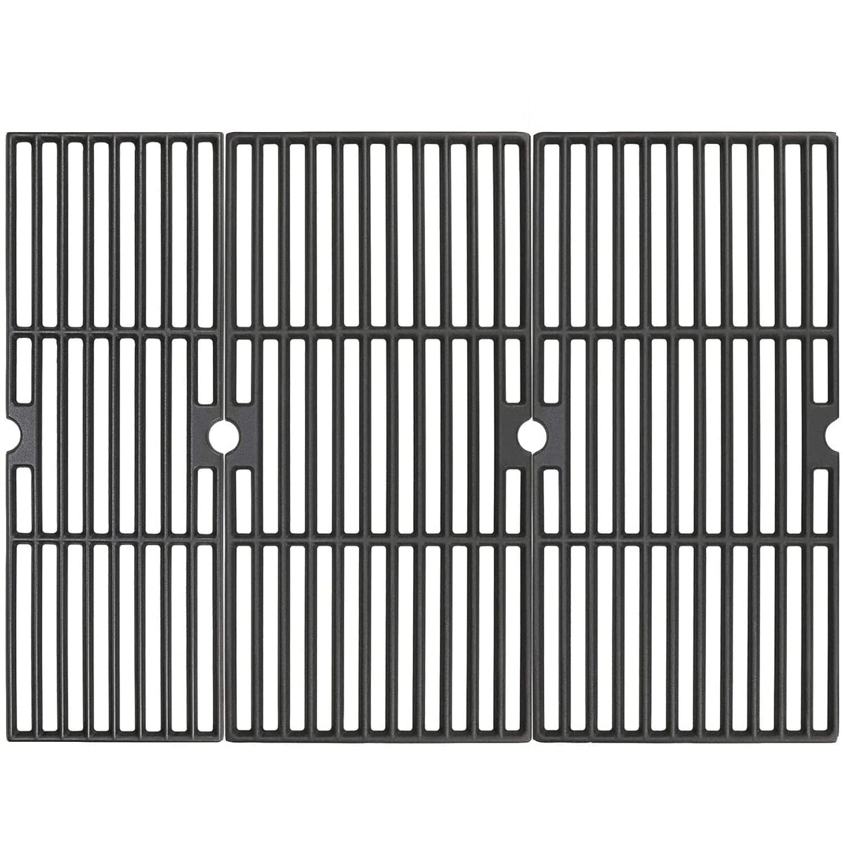 Uniflasy front view of replacement grates showing fit for Char-Broil grill and restored cooking surface