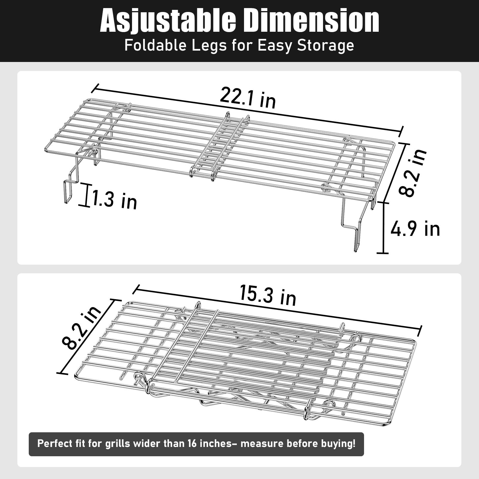 Uniflasy close-up of stainless-steel bars showing smooth finish for easy cleaning