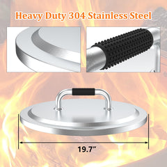Uniflasy close-up of 304 stainless finish highlighting corrosion resistance