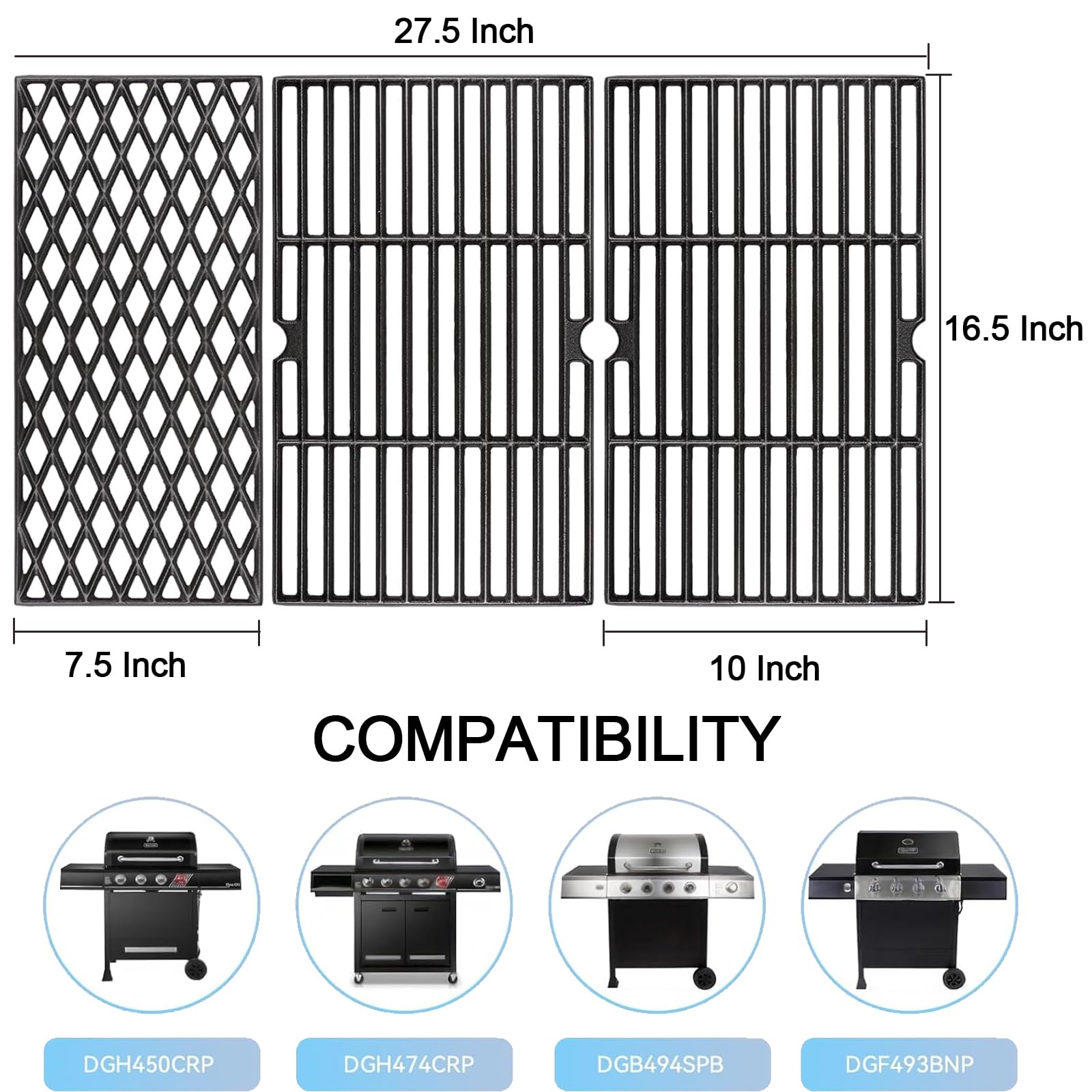 Uniflasy diamond grate close-up highlighting sear-friendly surface
