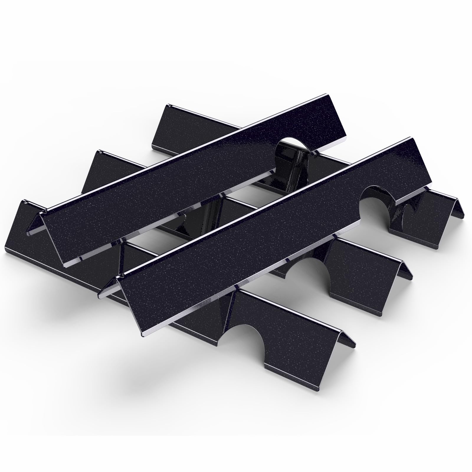 Uniflasy front view of five flavorizer bars showing fit and OEM-style design benefit.