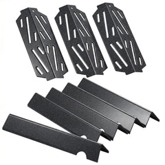 Uniflasy front view of flavorizer bars set showing neat fit and durable finish