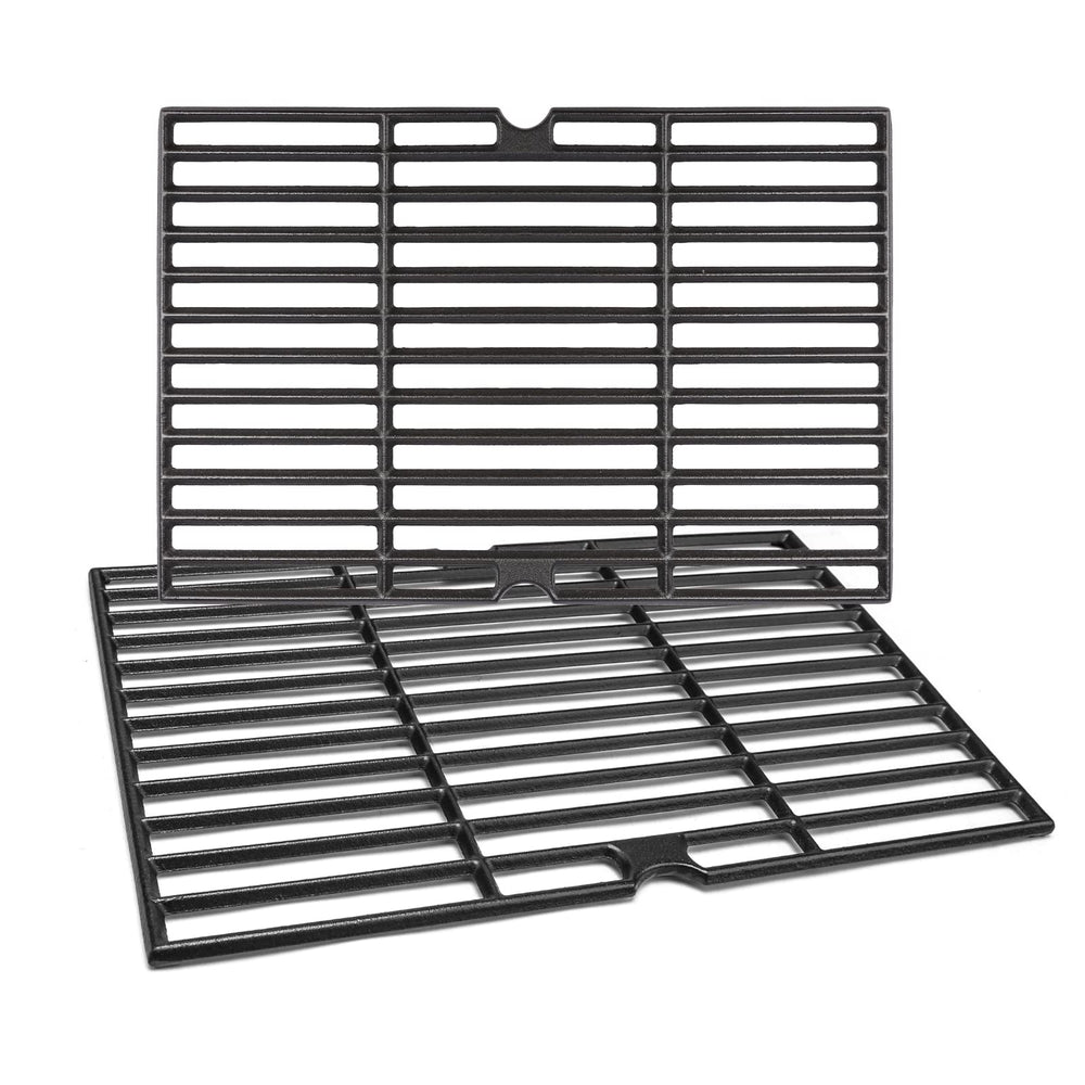 Uniflasy front view of cast iron grate showing fit and finish benefit