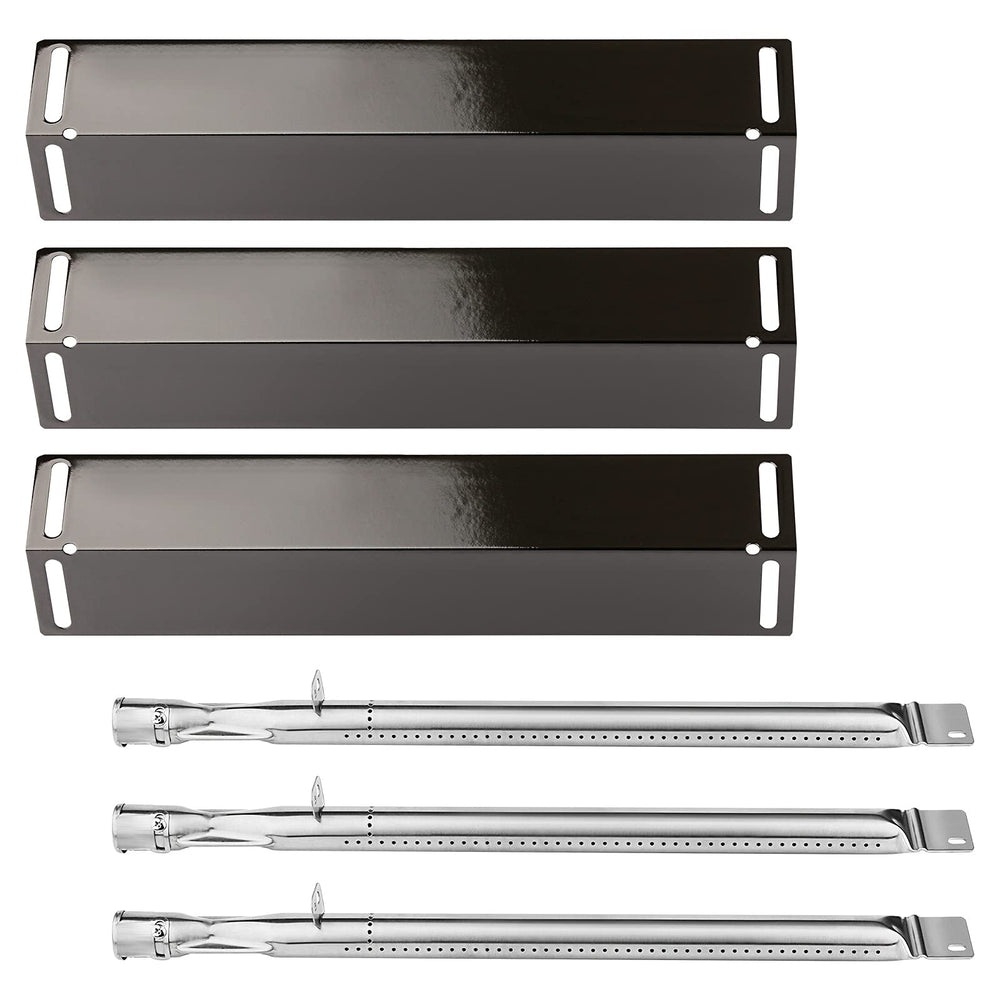 Uniflasy front view of the 6-piece grill parts kit showing all components and easy replacement benefit
