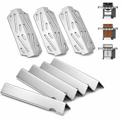 Uniflasy front view kit showing parts and fit for Weber Genesis 300, durable protection