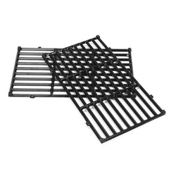 Uniflasy front view of replacement grates showing correct fit and alignment benefit