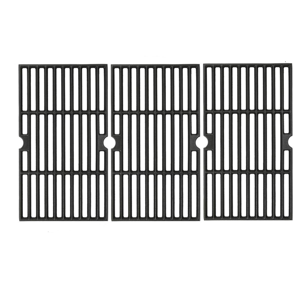 Uniflasy front view of cast iron grates showing fit and durable finish