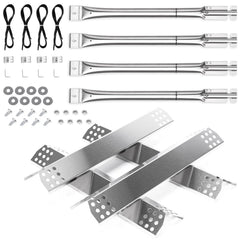 Uniflasy complete kit front view showing included burners plates and electrodes for easy replacement