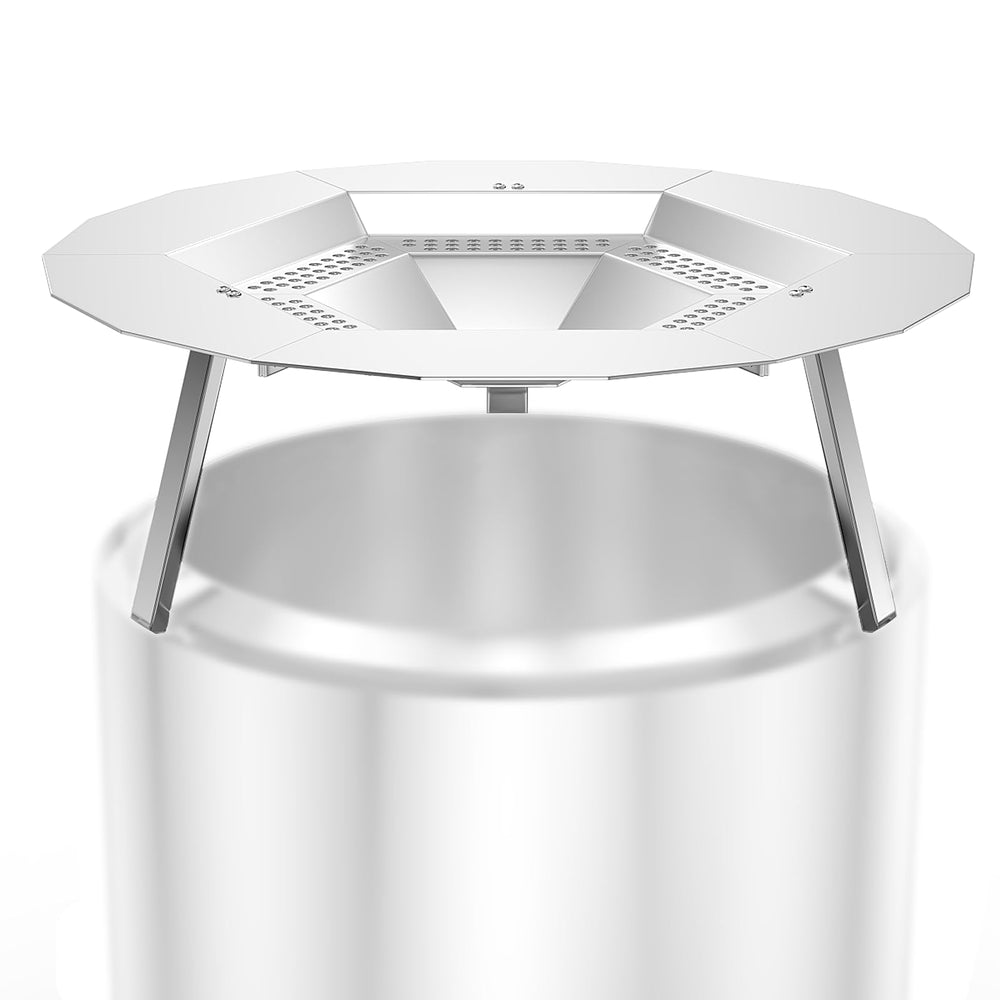 Uniflasy front view of heat deflector showing fit and rim coverage for warmth