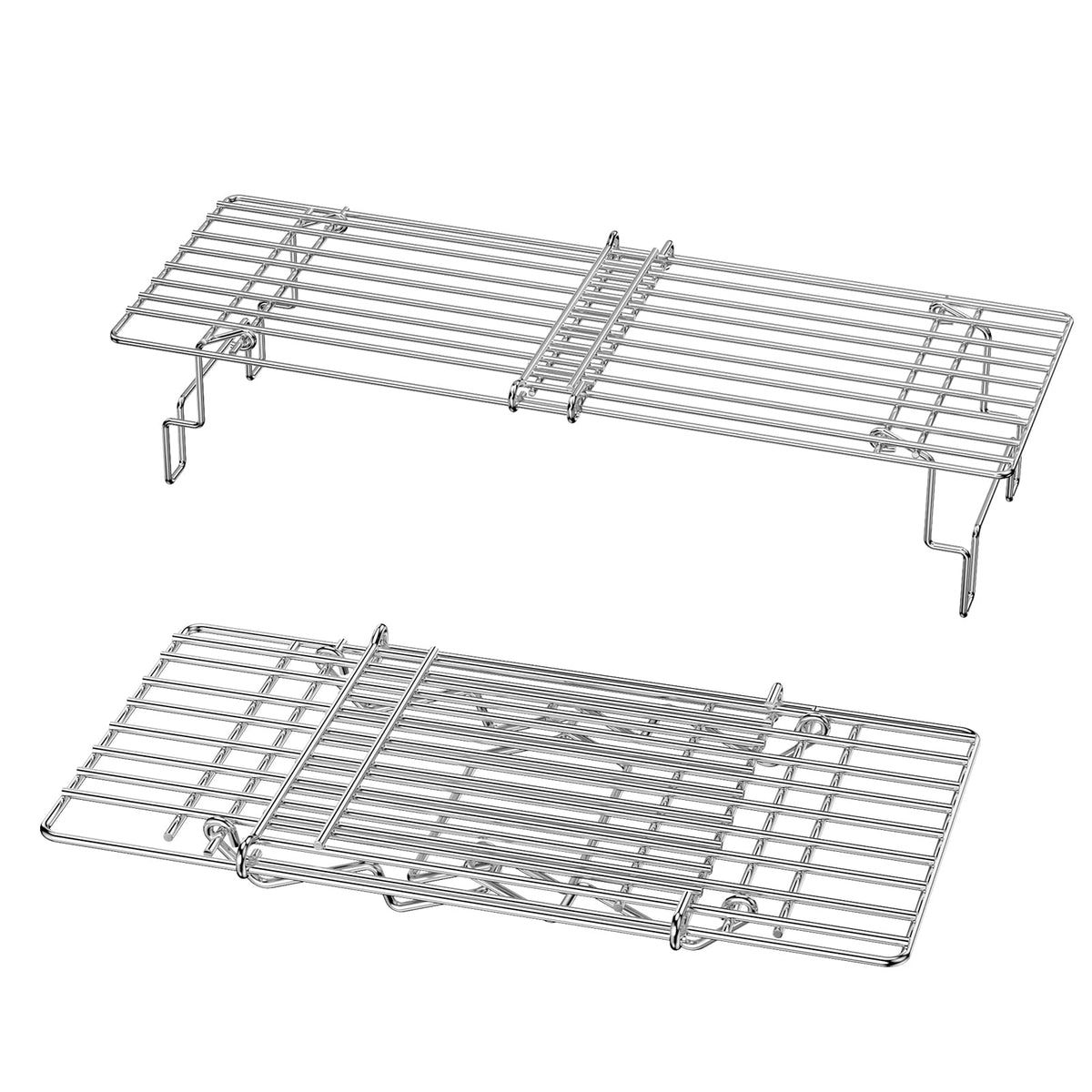 Uniflasy front view showing universal warming rack and packaging, highlights versatile fit