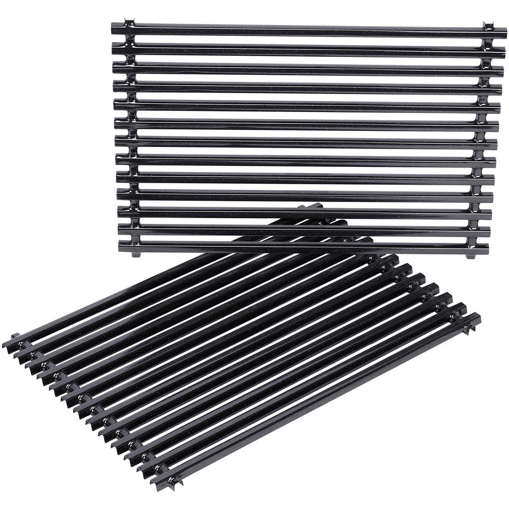 Uniflasy front view of replacement grates showing fit and finish, restores grilling surface