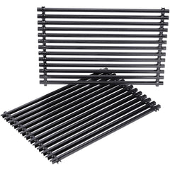 Uniflasy front view of replacement grates showing fit and finish, restores grilling surface