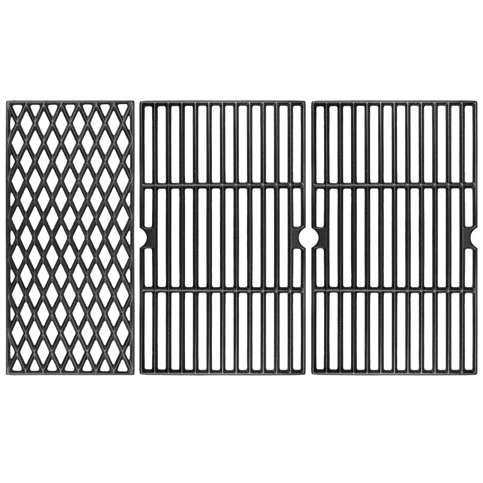 Uniflasy front view replacement grates showing full set and durable finish