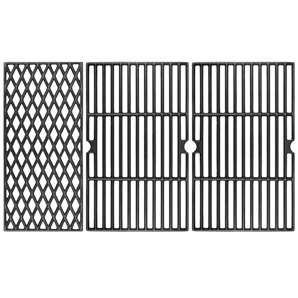 Uniflasy front view replacement grates showing full set and durable finish