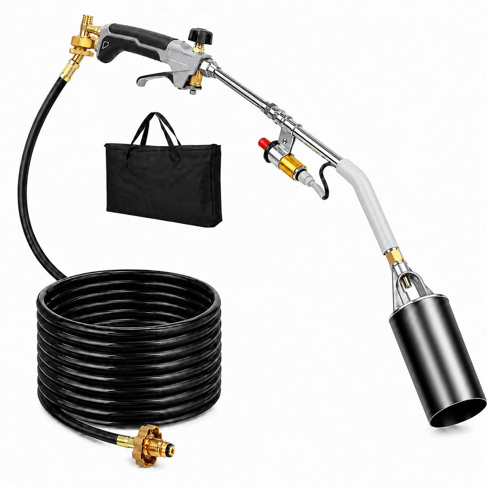 Uniflasy front view of torch kit showing portability and organized storage benefit