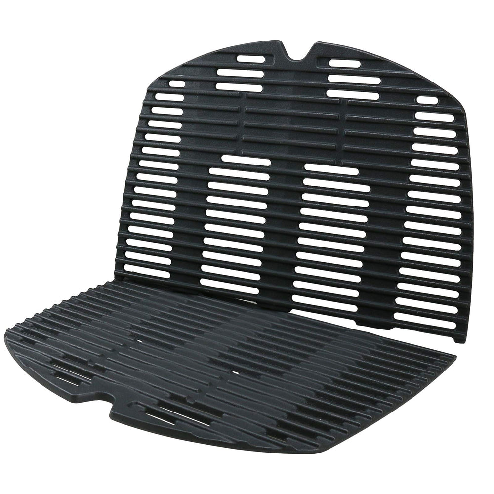 Uniflasy front view of cast iron grates showing fit and durability benefit