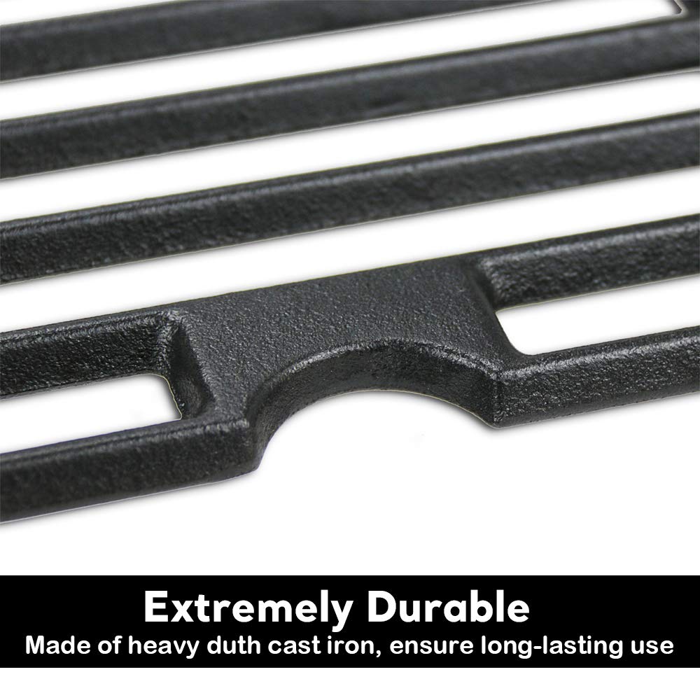Uniflasy grates installed in Dyna Glo grill demonstrating direct-fit replacement